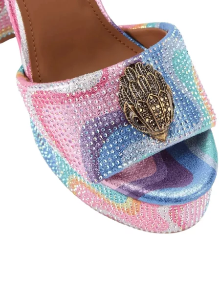 Сандали Kurt Geiger на платформе розово