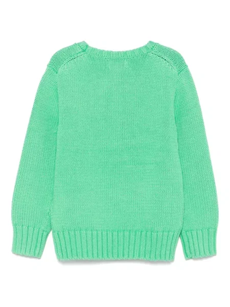 Sweter dziecięcy Polo Ralph Lauren zielony