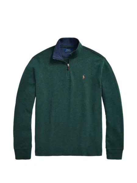Matlasat tricou polo Polo Ralph Lauren cu decolteu rotund cu autograf roșu