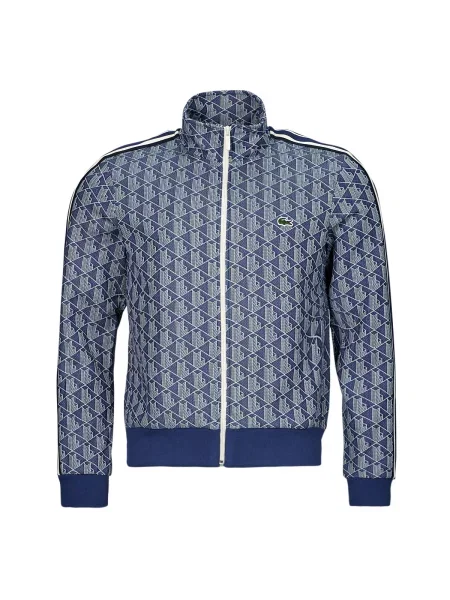 Lacoste Tréninková Bunda modrá/ bílá modrá