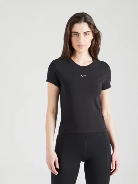 Nike Sportswear Tricou / alb negru