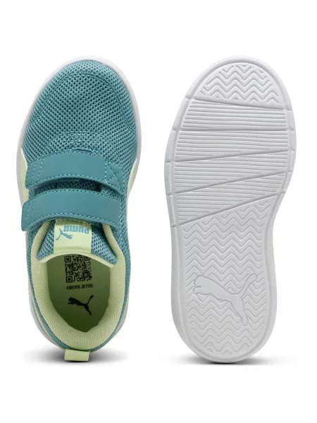 Buty sportowe dla dzieci Puma Courtflex V3 Mesh Ps niebieskie
