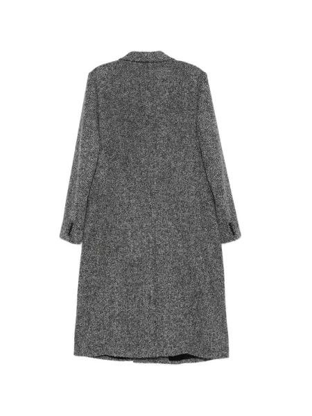 Двуредно палто Emporio Armani сиво