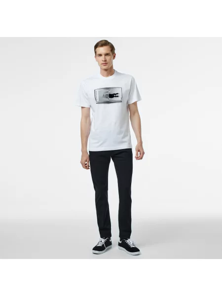 Lacoste T-Shirt Regular Fit biała