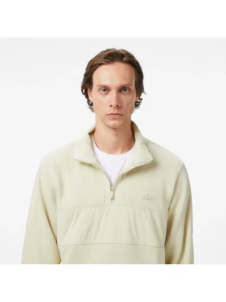 Классическая толстовка Lacoste бежевая
