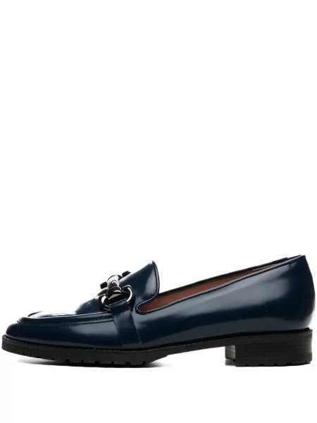 Loafersy Poche Paris niebieskie