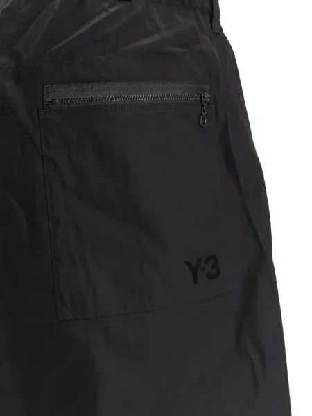 Șnur de strângere pantaloni scurți Y-3 negru