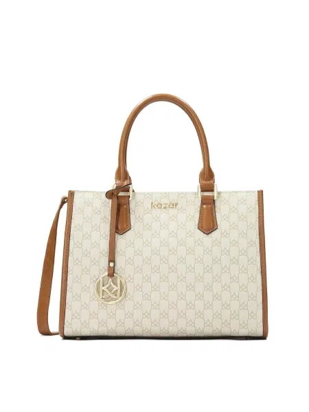 Kazar Poșete bej deschis / ciocolatiu / murdar alb