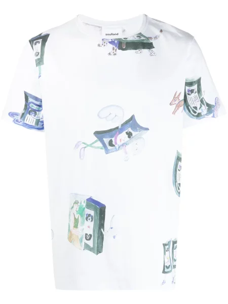 Tričko Soulland bílé