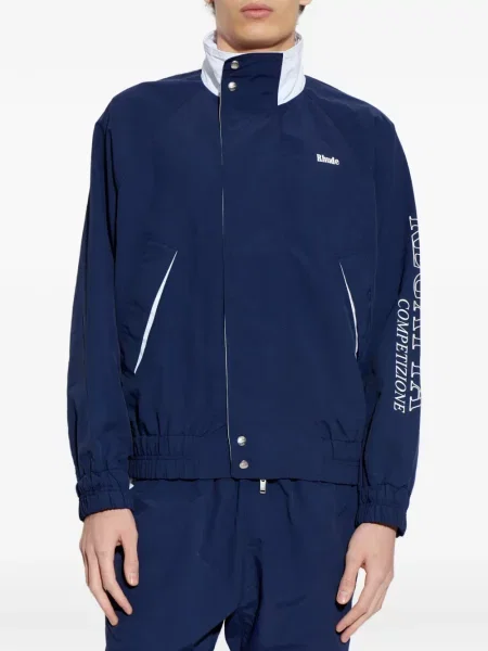 Geacă Rhude cu imagine alergare albastru