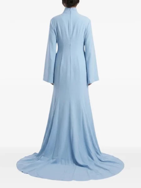 Rochie Solace London drapată evazată albastru