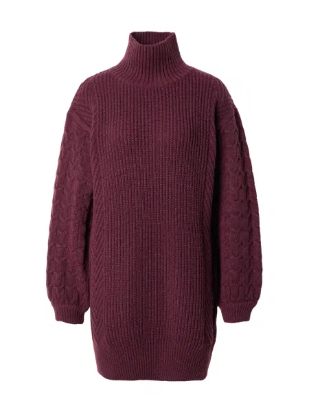 ABOUT YOU Rochie tricotat Pia bordeaux roșu