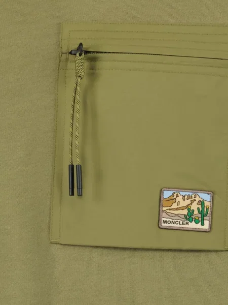 Tricou Moncler Grenoble verde