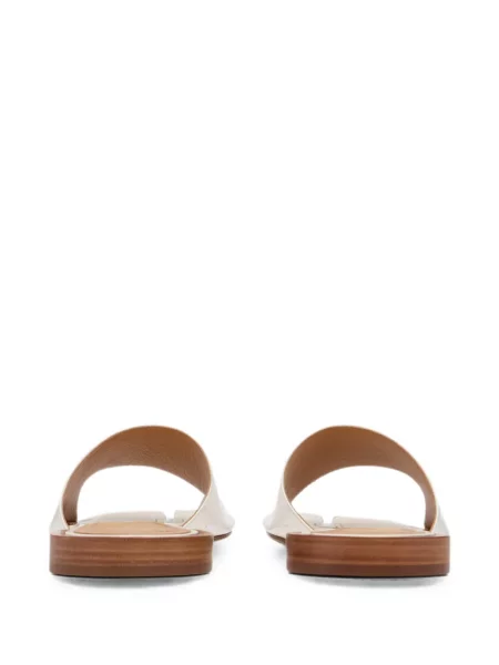 Papuci tip mules Maison Margiela fără toc alb