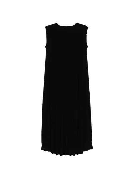 Rochie midi Norma Kamali fără mâneci negru
