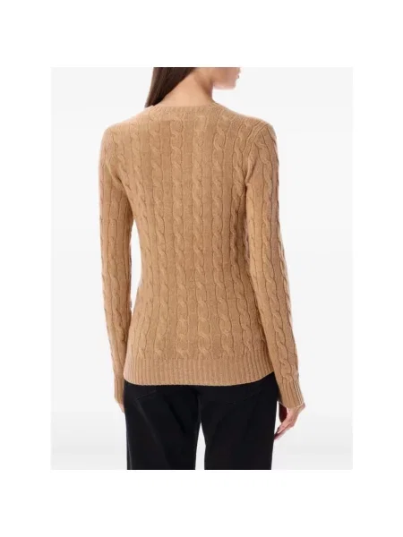 Polo Ralph Lauren sweter beżowy lekki brązowy
