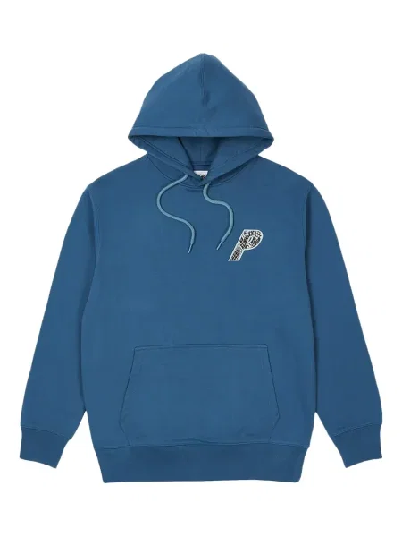 Суичър с качулка Palace със змийски принт синьо