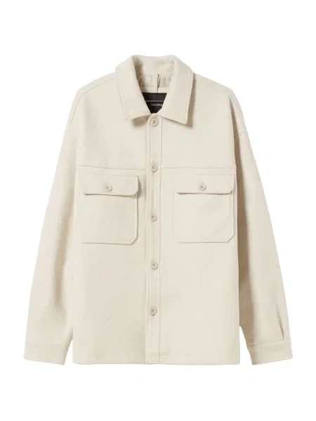 Bershka Prehodna jakna ecru