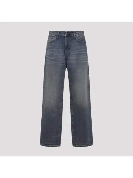 Jeansy Carhartt Wip niebieskie