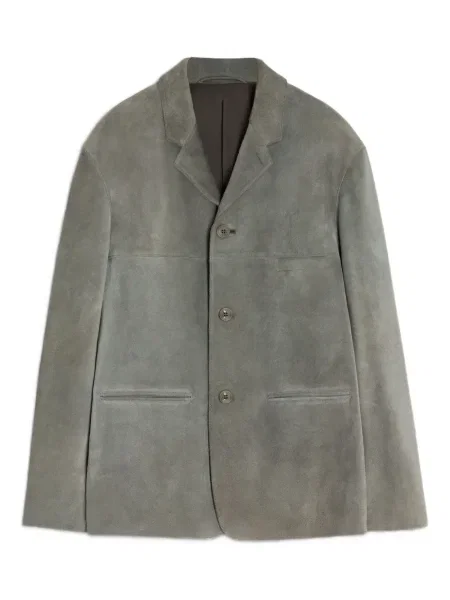 Велурен блейзър Lemaire сиво