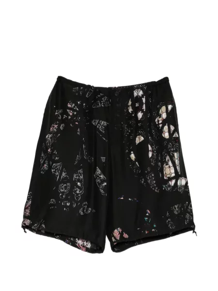 Pantaloni scurți Yohji Yamamoto negru