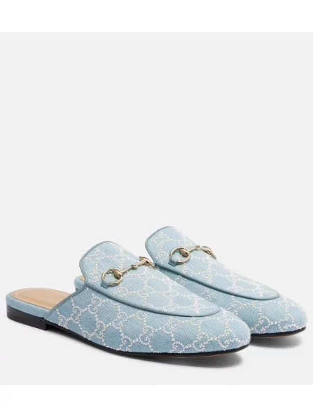 Mules Gucci modra