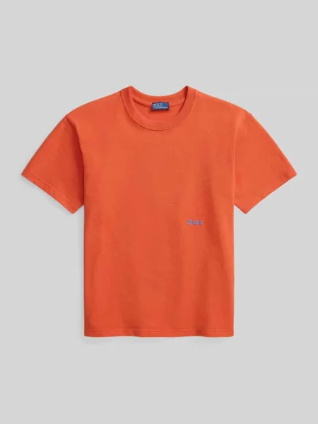 T-shirt o kroju regular fit z czystej bawełny Polo Ralph Lauren czerwona