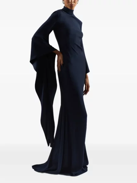 Rochie Taller Marmo drapată albastru
