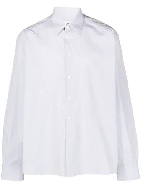 Cămașă Lanvin cu dungi cu imagine negru