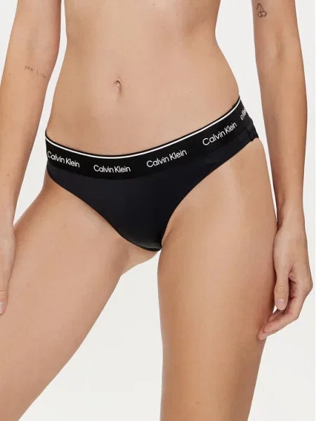 Calvin Klein Swimwear Dół od bikini czarny