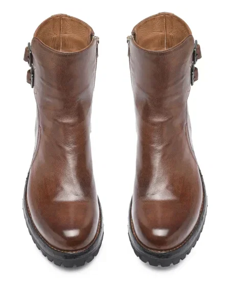 Botine Officine Creative din piele maro
