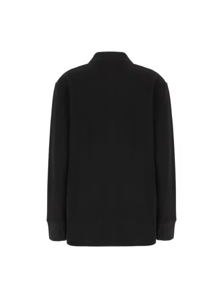 Koszulka polo Courreges czarna