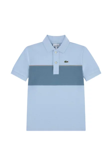 Koszulka polo dziecięca Lacoste niebieska