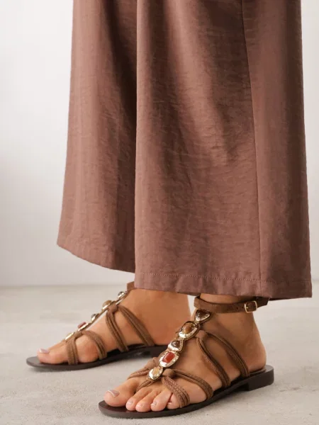 Sandale Pantolle maro