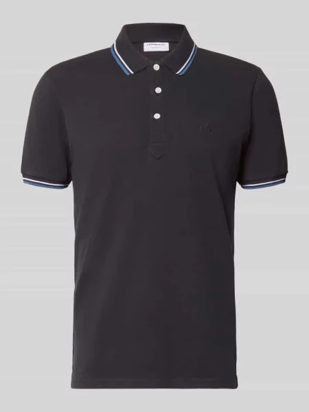 Lindbergh polo gładki granatowy