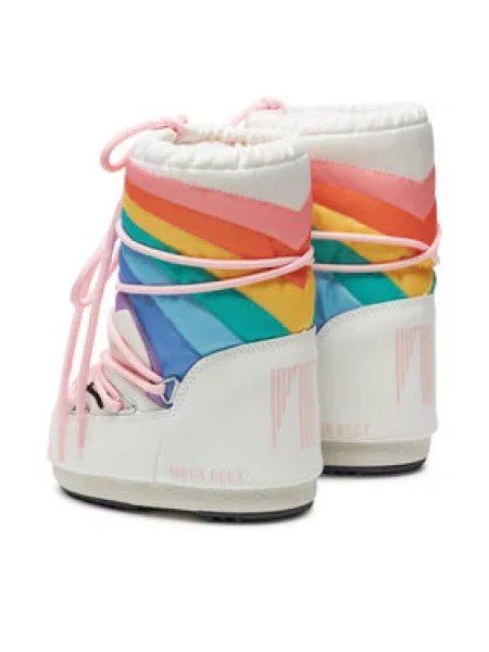 Moon Boot Sniego batai Mb Icon Unicorn Spalvota balta