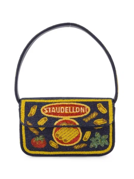 Geantă Staud cu mărgele albastru