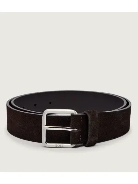 BOSS BLACK | piele întoarsă negru