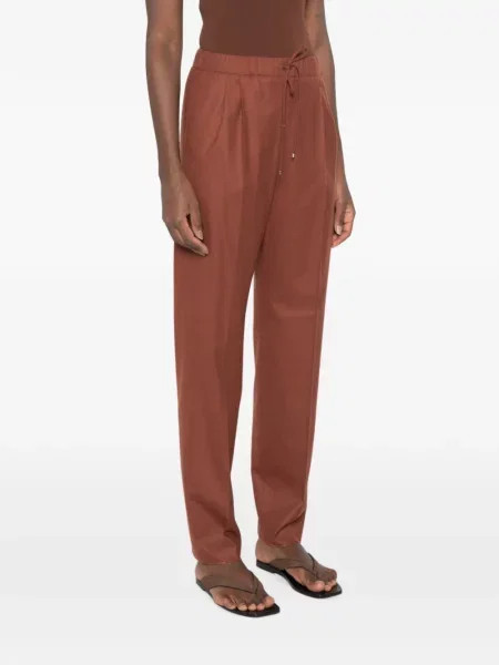 Pantaloni Max Mara cu cordon maro