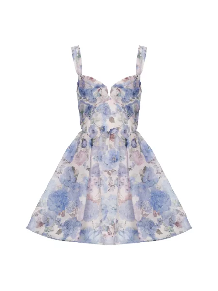 Mały sukienka mini Zimmermann drapowana garniturowa