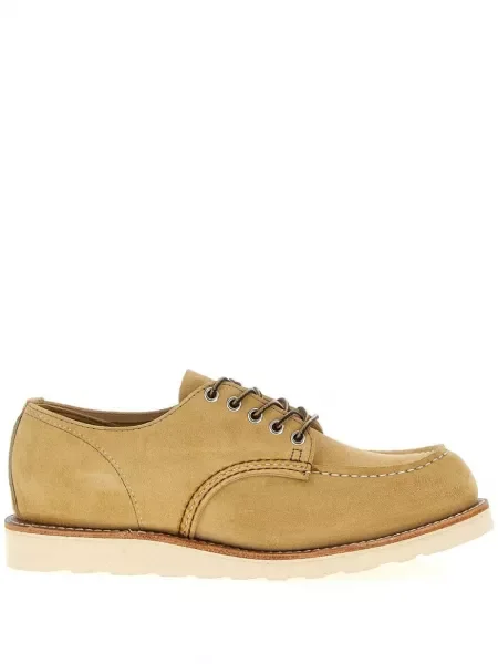 Oxford Red Wing Shoes din țesătură twill roșu