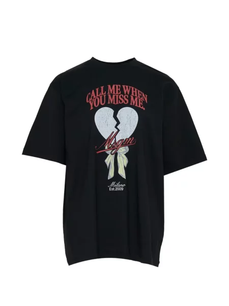Tricou Msgm cu imagine negru