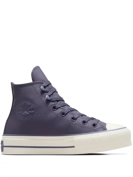 Zateplené tenisky Converse Chuck 70 na klínovém podpatku šedé