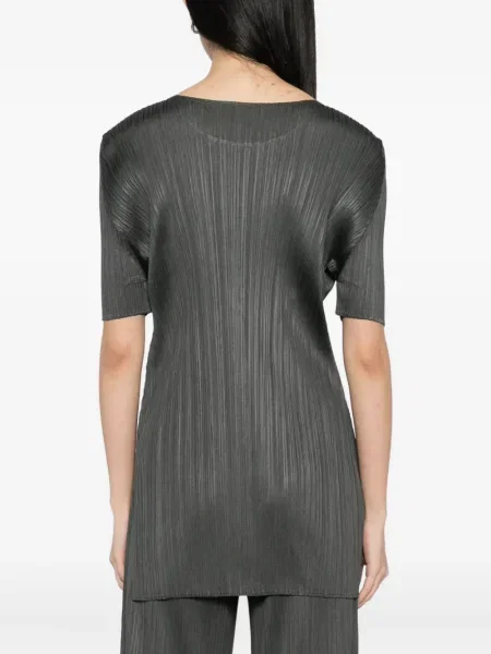 Plisirani top Pleats Please Issey Miyake zelena