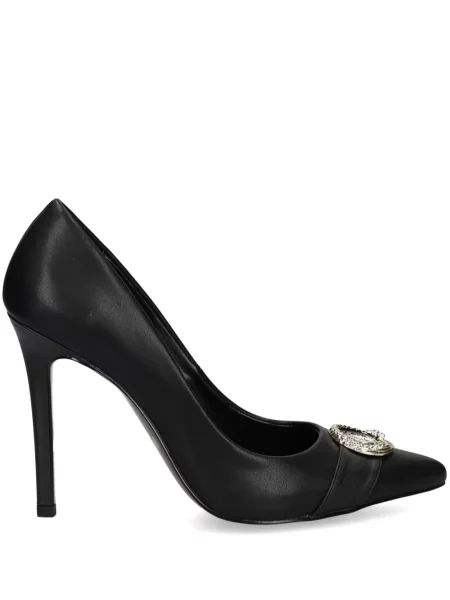 Pantofi cu toc Just Cavalli din piele negru