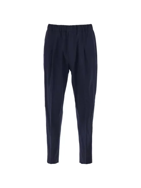 Pantaloni Low Brand de lână albastru