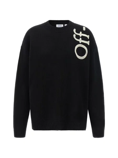 Pulover Off-white alb