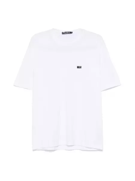 Koszulka Dolce And Gabbana z logo biała