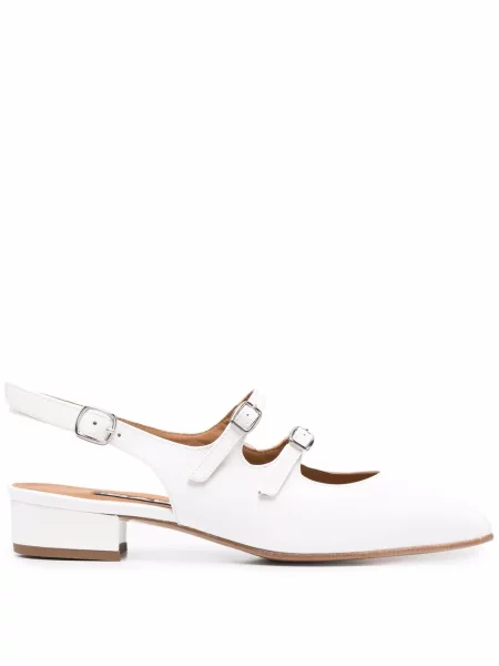 Pantofi cu toc Carel Paris slingback alb