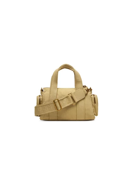 Calvin Klein Táska Webbing Strap Canvas Pocket Bag bézs